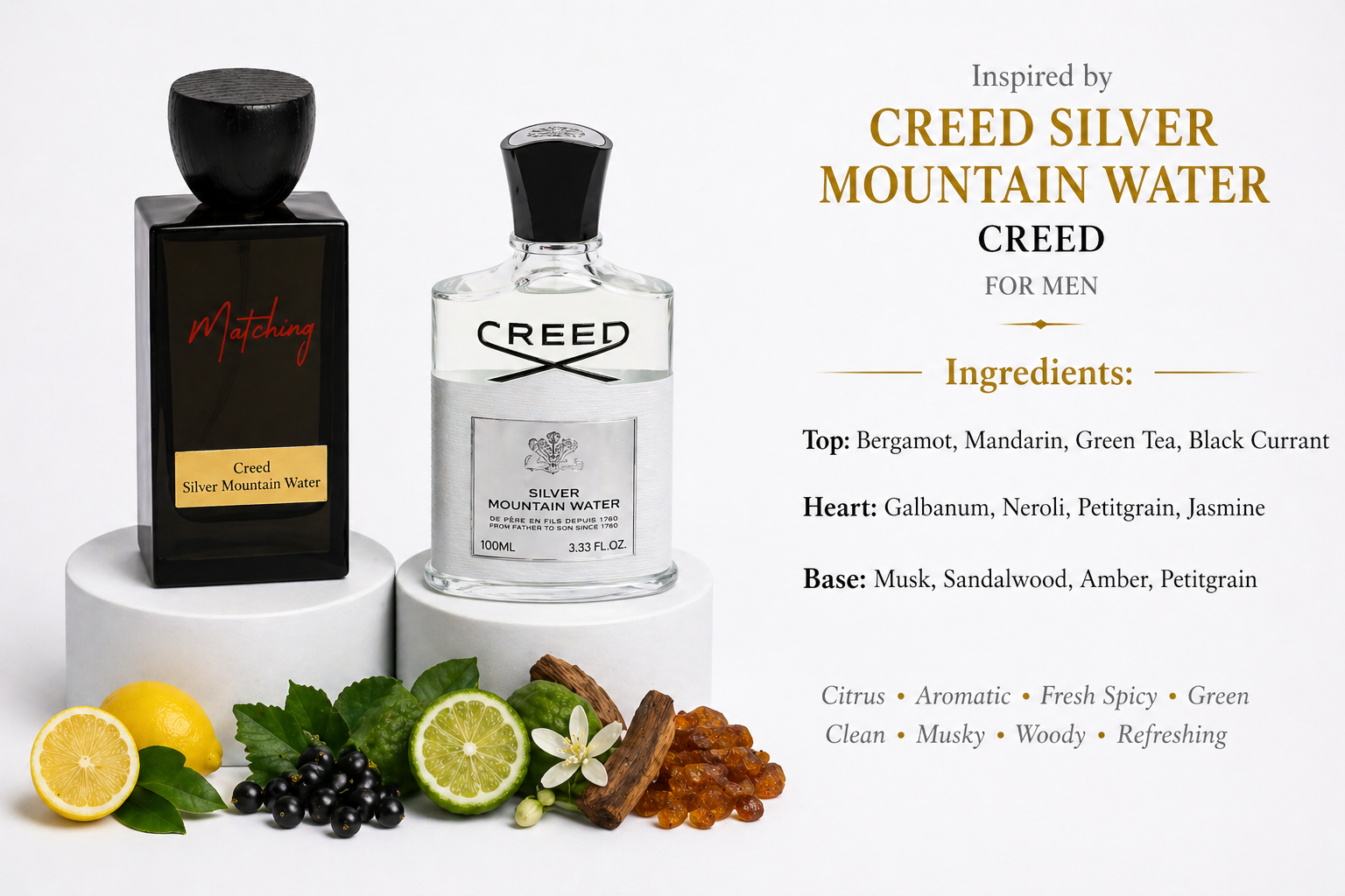 Matching Creed Silver Mountain Water