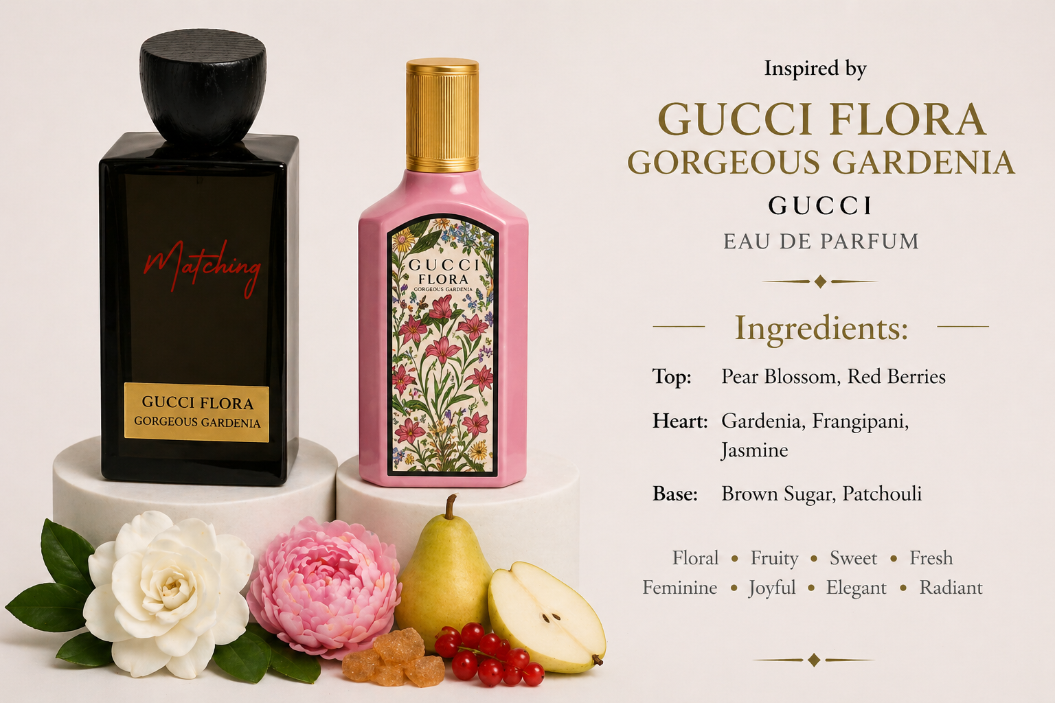 Matching Gucci Flora Gorgeous Gardenia