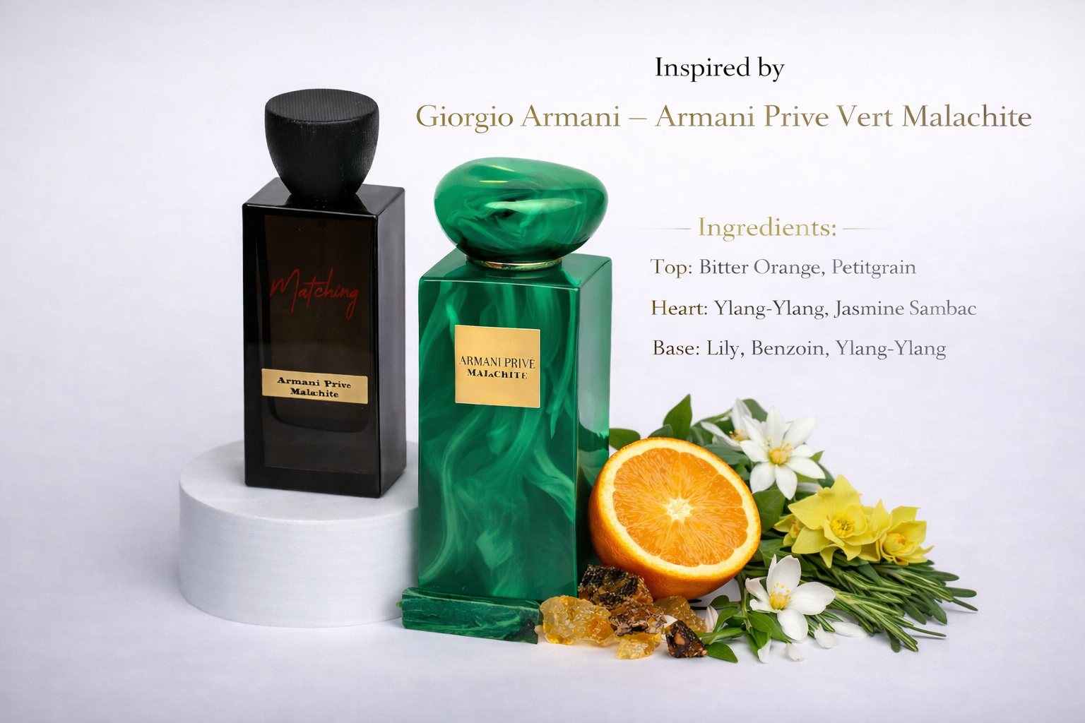 Matching Armani Privé Vert Malachite
