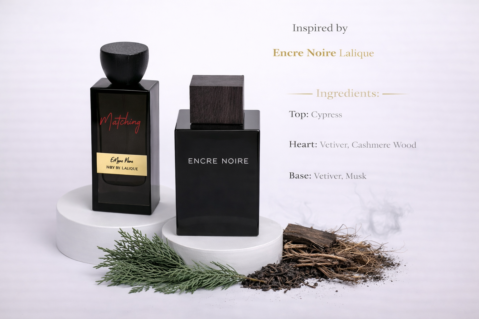 Matching Lalique Encre Noire