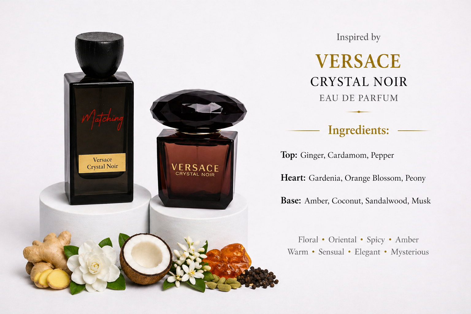 Matching Versace Crystal Noir
