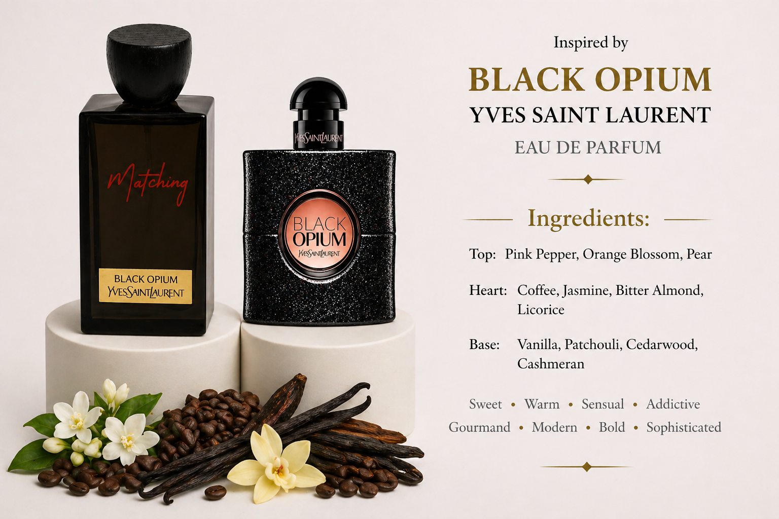 Matching Yves Saint Laurent Black Opium