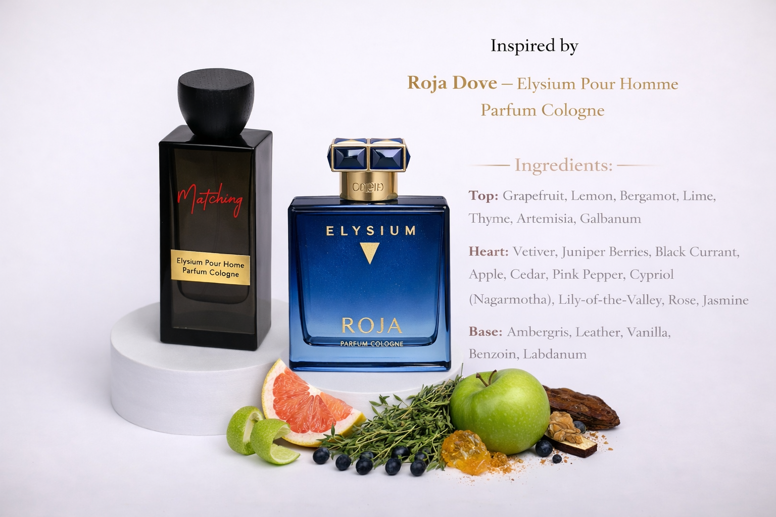 Matching Roja Dove Elysium Pour Homme Parfum Cologne